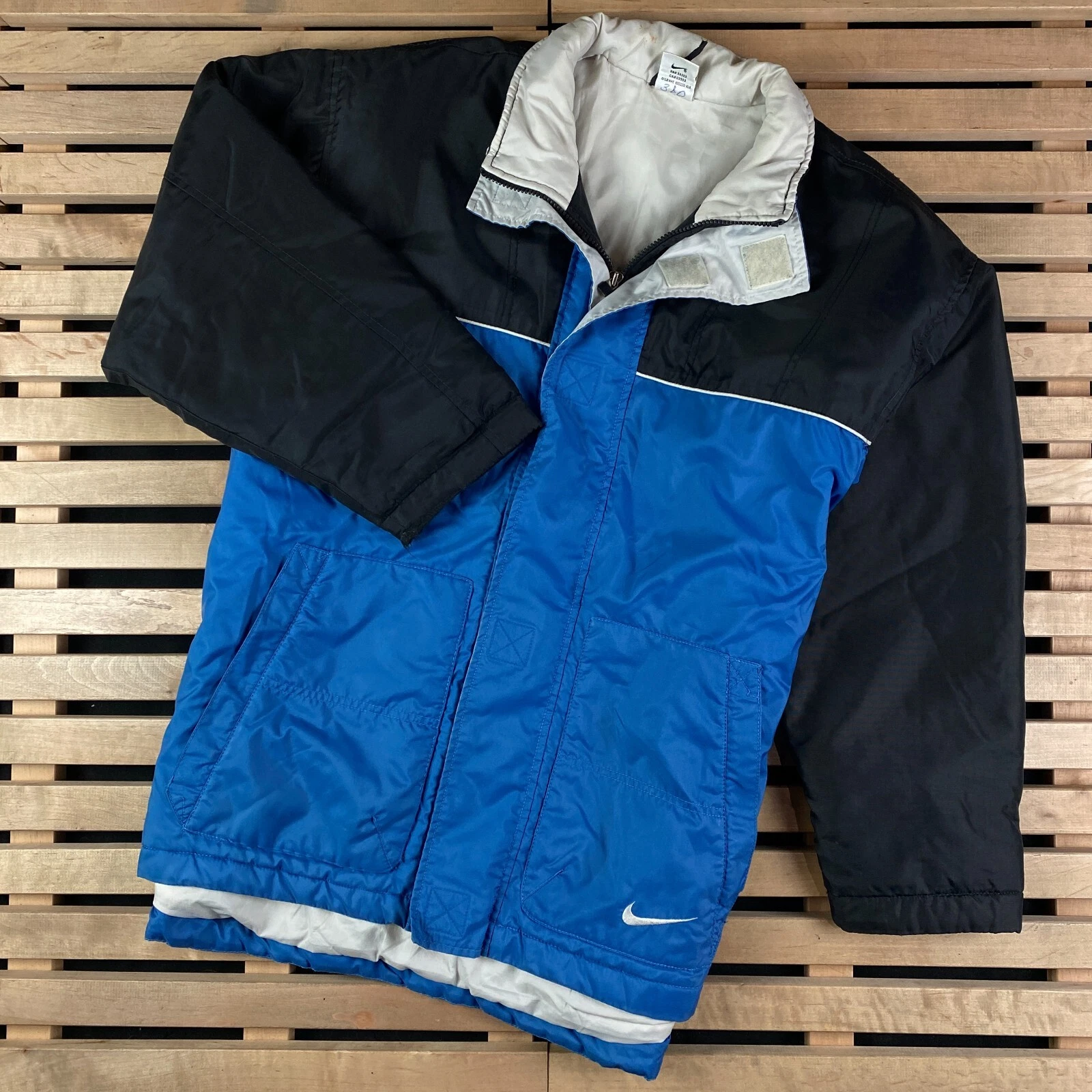 Mens Warm Jacket Nike Swoosh Vintage Size M