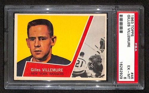 Gilles Villemure #46 1963 Topps card