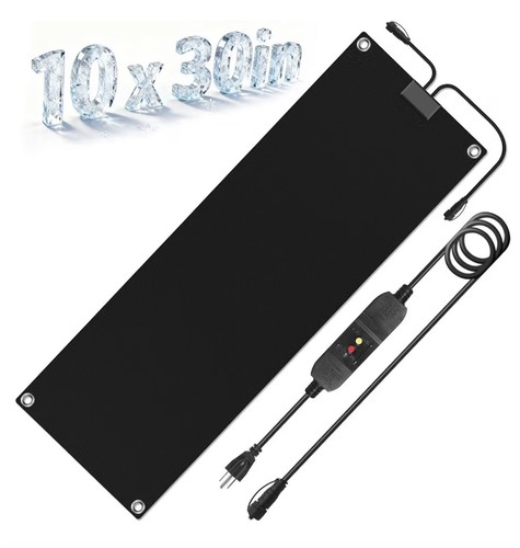 10x30 Heated Snow Melting Mat Outdoor Walkway Step Ice Melt Pad Waterproof