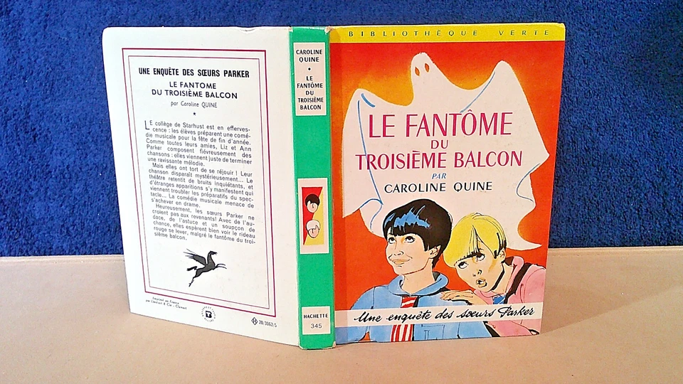 DANA GIRLS IN FRENCH LE FANTOME DU TROISIEME BALCON CAROLINE QUINE 3 COLOR ILL - Image 2 of 4