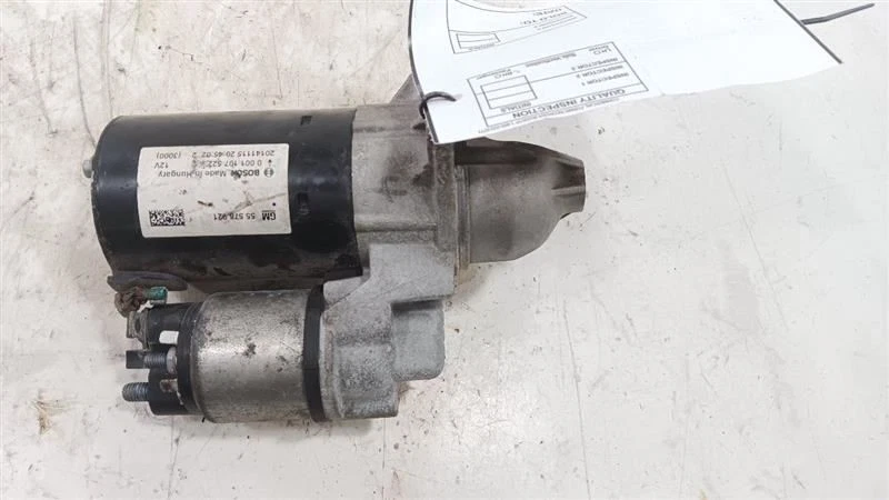 Engine Starter Motor VIN B 8th Digit Opt Luv Fits 14-19 Buick Encore - Image 2 of 4