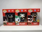 Funko Pop Lot DC Heroes Batman 374 The Joker 375 Robin 377