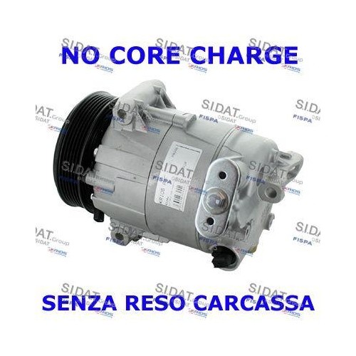 Compresseur climatisation Sidat 1.4142R Maserati climatiseur auto R134a 12V