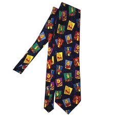 Disney Winnie the Pooh Tigger Character Print Neck Tie