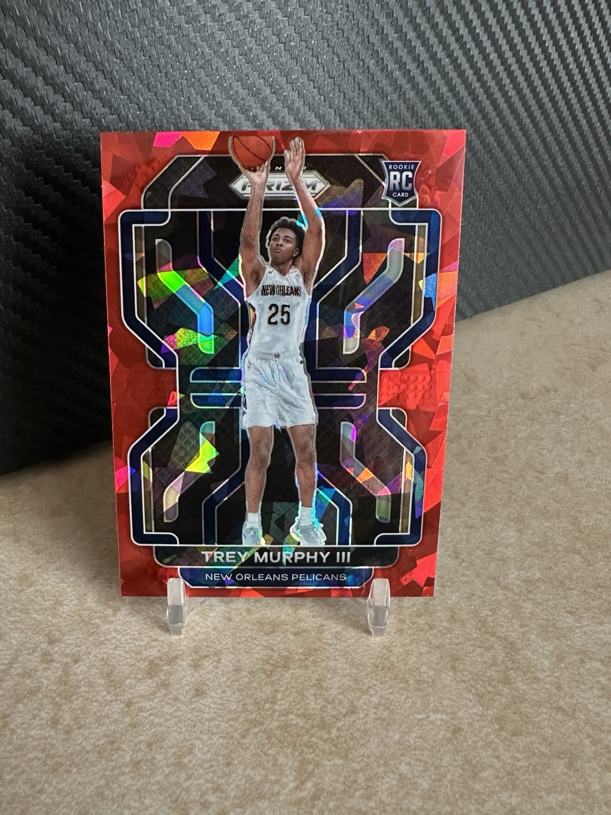 2021-22 Panini Prizm - Trey Murphy III #288 Red Ice Prizm (RC)