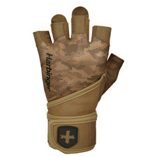 Guantes de levantamiento de pesas Harbinger Pro envolventes para muñeca 2.0 unisex bronceado camuflaje ~ * [grandes]