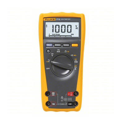 Fluke 177 IV Digital Multimeter CAT III Auto-Ranging Backlight w/ Accessories