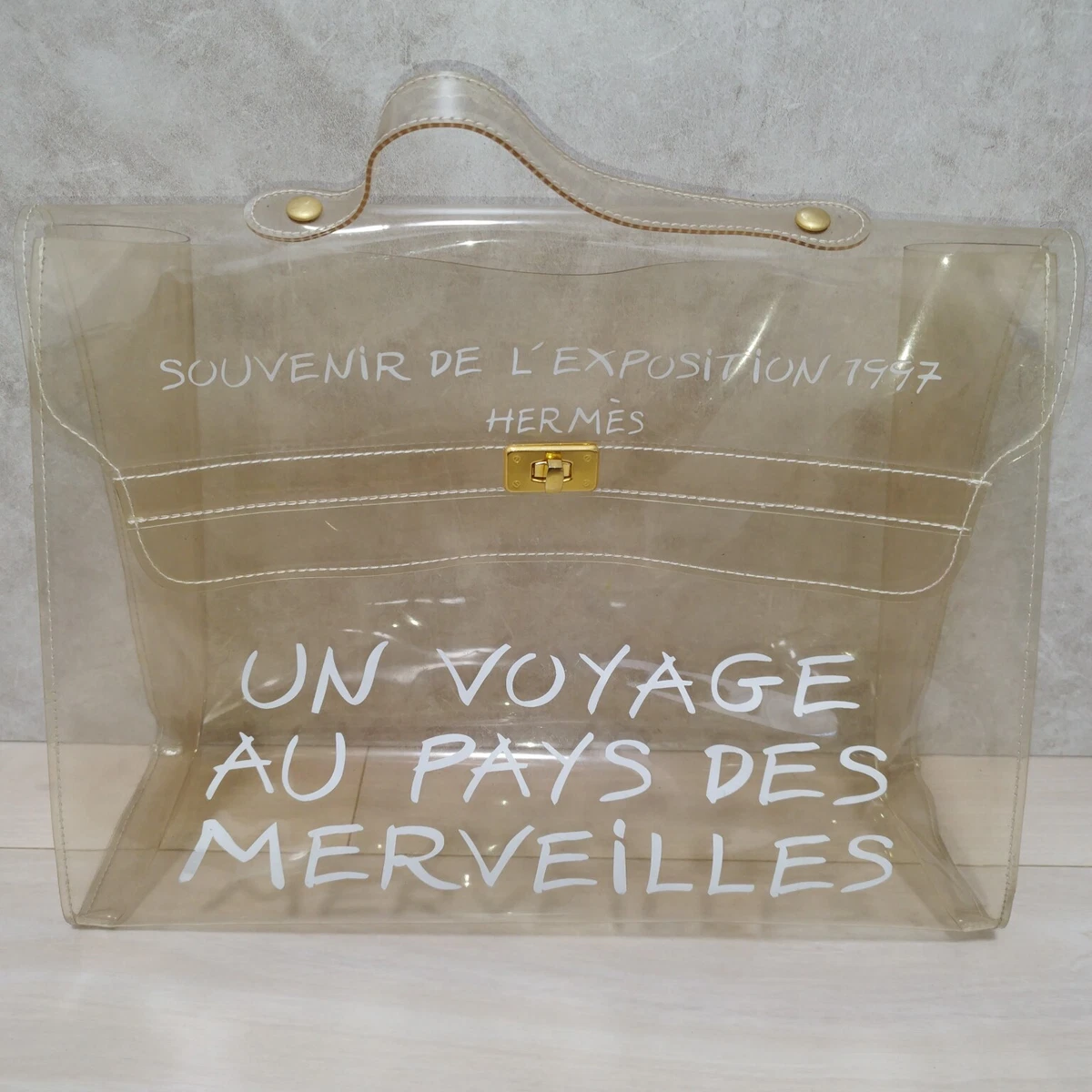 Hermes Clear Kelly Bag for sale - eBay