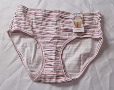 Jockey Women's Breathable Cotton Stretch Hipster DH3 Pink Stripes Large NWT