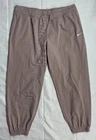 NIKE US Women’s XL Taupe 100% Cotton Jersey Comfort Sweatpants Joggers Pants EUC