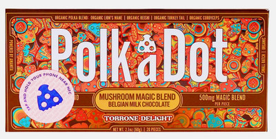 Authentic PolkaDot Magical Mushroom Belgian Milk - Torrone Delight