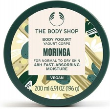 The Body Shop Moringa Yogur Corporal 200 ml Hidratante de Rápida Absorción para Piel Seca
