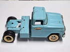 Vintage Tonka Boat Transport Blue Pressed Steel Truck Cab Only