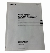 Sony Bedienungsanleitung für STR-DE635 guter...