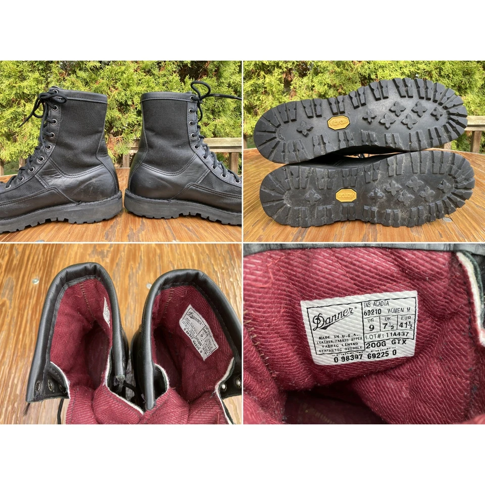 Botas de trabajo impermeables 9 M Danner 69210 Acadia 200G GTX para mujer Foto 3 de 4