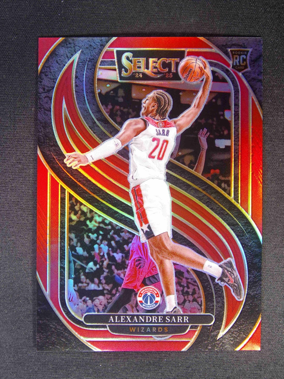 2024-25 Panini Select Alexandre Sarr #185 RC Rookie Premier Red /199