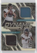 2020 Panini Spectra Dynamic Duos Relics 47/75 DJ Chark Jr Gardner Minshew II ni4