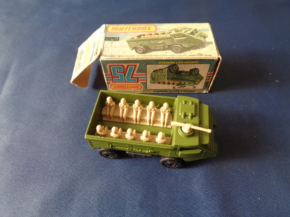MATCHBOX COLLECT ALL 75 MODELS  SUPERFAST LESNEY PERSONNEL CARRIER NUMERO 54 - Immagine 3 di 4
