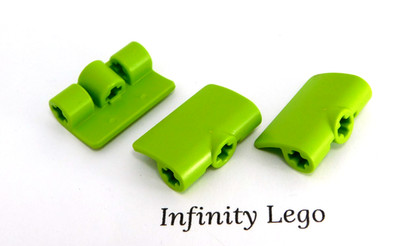 3 LEGO Technic Lime Curved Panel 2x3 Ford Mustang GT 500 (71682 42138) 3 Pieces