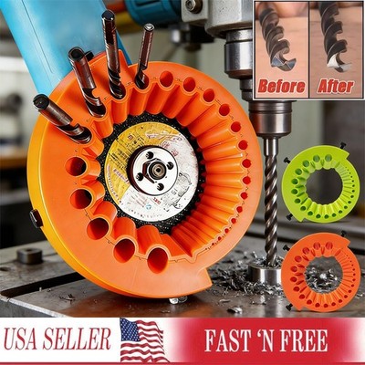 Angle Grinder Drill Bit Sharpener Tool for 2-13mm Bit Power Grinding Attachme US