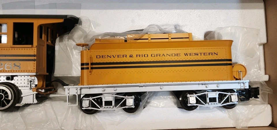 Aristo-Craft G Scale C-16 2-8-0 Locomotive D&RGW #268 - Image 3 of 4
