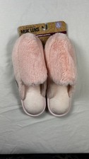 Muk Luks Slippers NWT Women's L 9-10 Comfy Soft Pink Grannycore