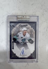 2023-24 Upper Deck Clear Cut - Champs Rookies Tye Kartye #C-TK Blue /50 (AU, RC)