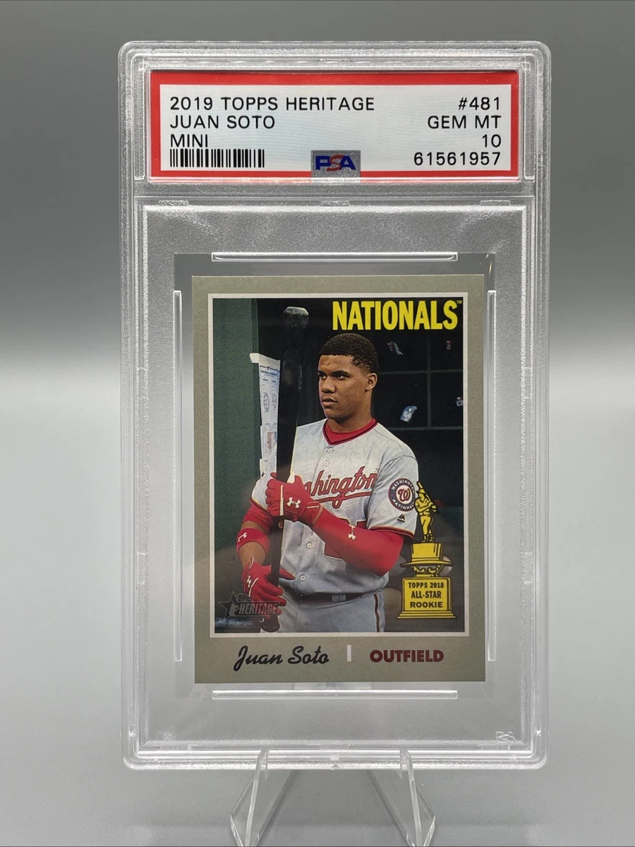 Juan Soto Professional Sports Authenticator (PSA) Baseball Sports