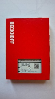 Beckhoff EL1809 | EtherCAT-Klemme, 16-Kanal-Digital-Eingang, 24 V DC, 3 ms, NEU