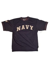 Vintage Colosseum Mens Navy Stitched Pullover Shirt Sz Large Heather Purple 