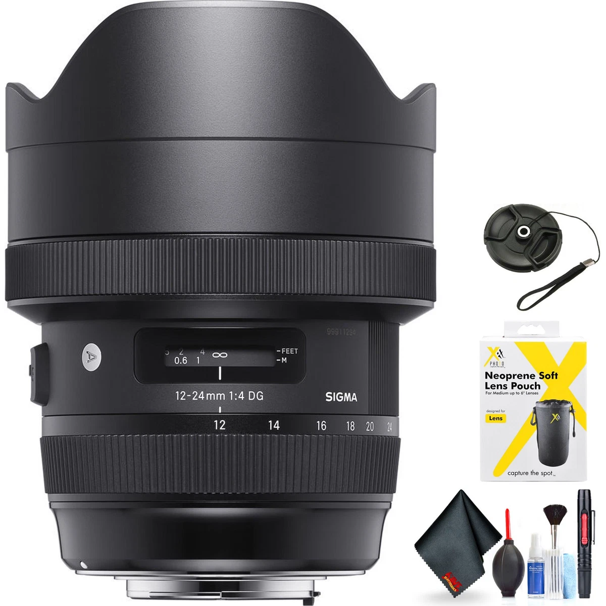 【中古】SIGMA 12-24mm F4 DG HSM | Art A016 | Nikon F-FXマウント | Full-Size/Large-Format Sigma 12-24mm f/4 DG HSM Art Lens for Nikon F – Design Info