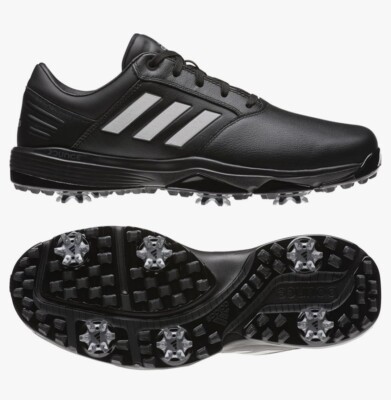 Size 7 - adidas 360 Bounce 2.0 Golf Black Silver Metallic