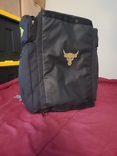 Under Armour UA  PROJECT ROCK  Duffle BP Blac...