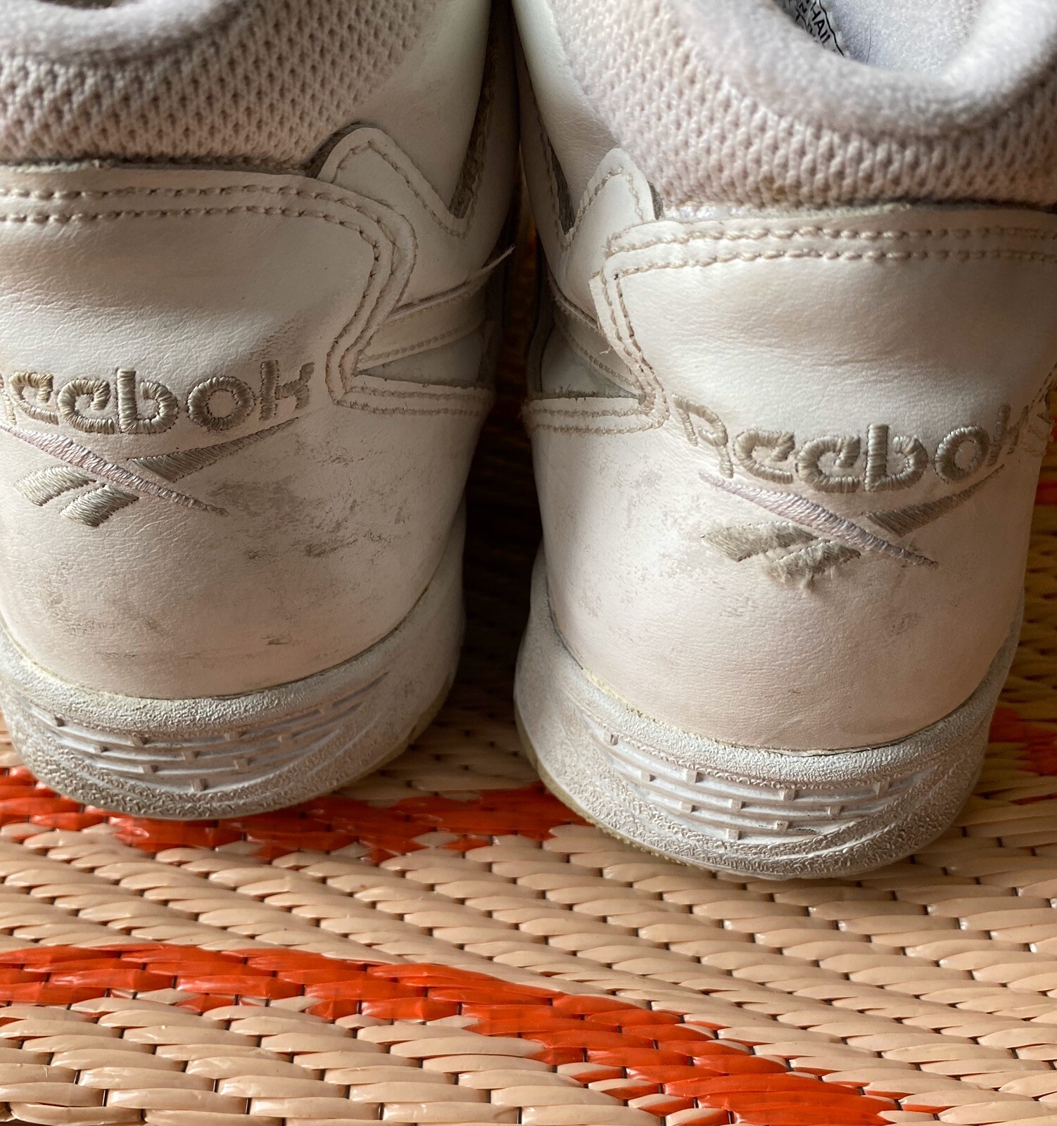 Vintage Reebok White Sneaker Ra B12 RIi Hi Size 8 Men