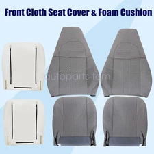 For 2003-2014 Chevy Express & GMC Savana 1500 2500 3500 Front Cloth Seat Cover