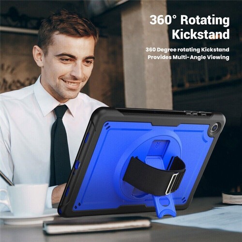 Tablet Case Shockproof Rotating Stand Cover Strap For Samsung Galaxy Tab A9 A9+ - Picture 50 of 93