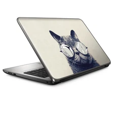 Laptop Skin Wrap Universal for 13 inch - Cool Cat Kat Shades Glasses Tumblr