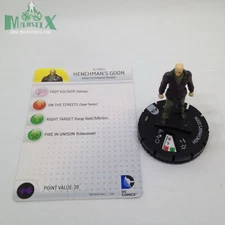Heroclix Batman vs Superman set Henchman's Goon #004 Gravity Feed figure w/card!