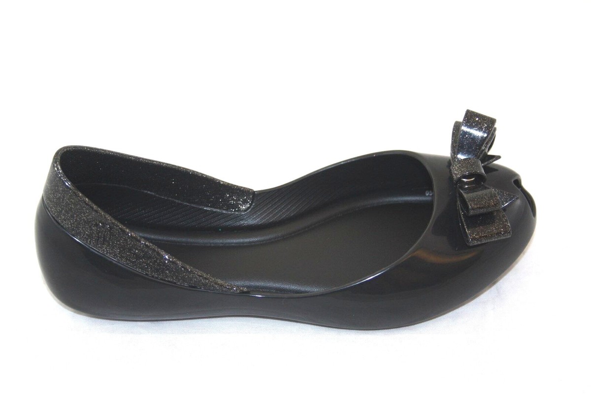 31730 MELISSA QUEEN INF 01003 BLACK SLIP ON FLAT SHOE LITTLE GIRLS