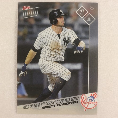 2017 Topps Now 404 Brett Gardner