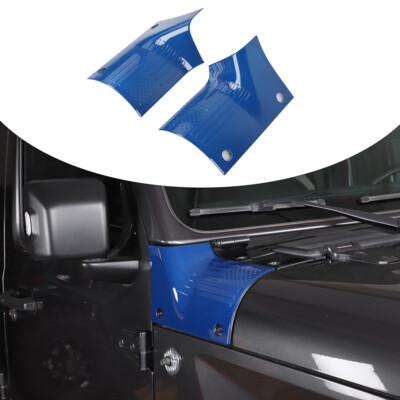 Blue Cowl Body Armor Cover Corner Guards For Jeep Wrangler JL 2018+ JT 2020+