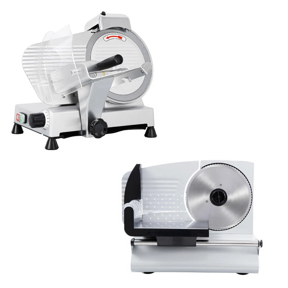 SEGAWE 10" Blade 240w 530 rpm / 7.5" Home Deli Food Slicer Electric Meat Slicer