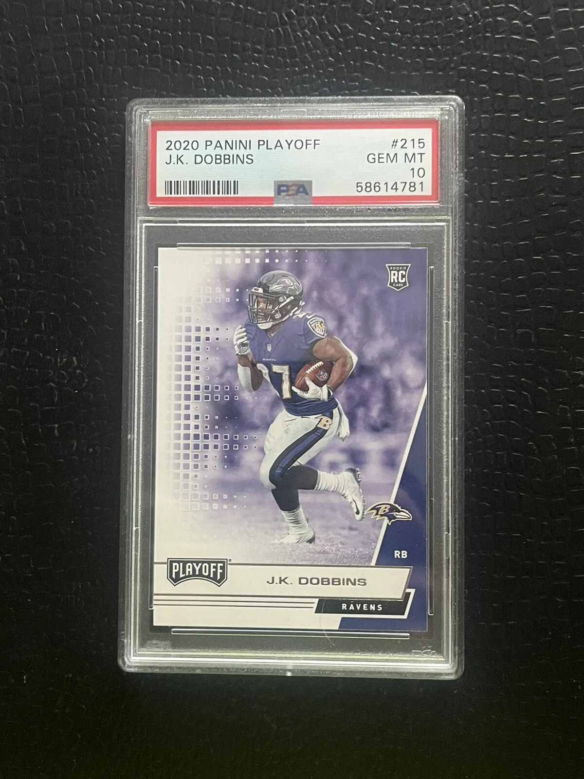JK Dobbins Panini Playoff #215 Base