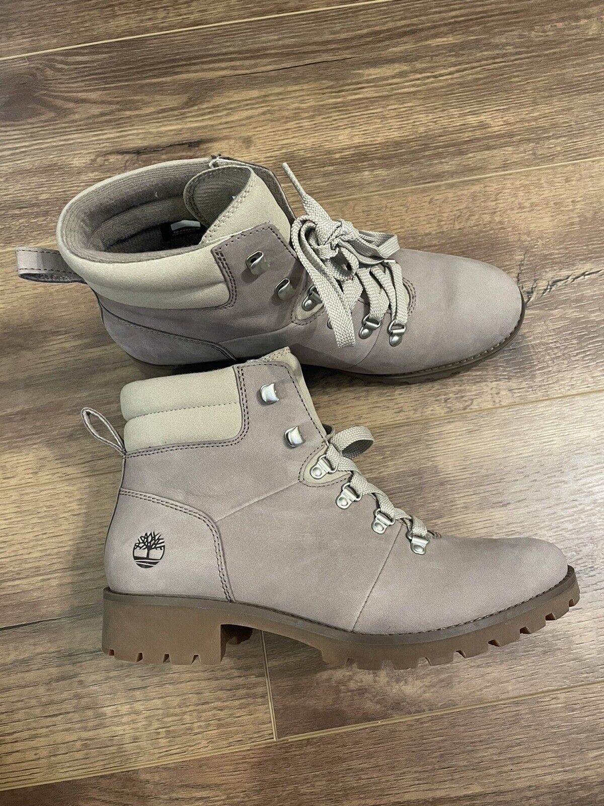Timberland Women's Ellendale Hiking Boot Size 8.5 Taupe Nubuck NEW