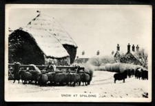 Tobacco Card, Senior Service, WINTER SCENES, 1937, Snow at Spalding, #44
