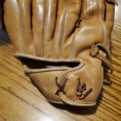 Wilson A2007 Vintage Baseball Glove Made In USA Jim Catfish Hunter Left Handed - Picture 4 of 17