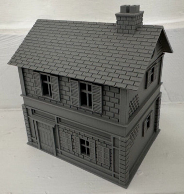 28 mm ländliches Bauernhaus Stil Stadthaus abnehmbares Dach Wargaming Gebäude