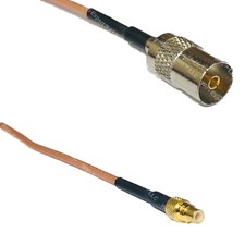 RG316 DVB TV Pal Female to SMC MALE RF Cable Rapid-SHIP LOT