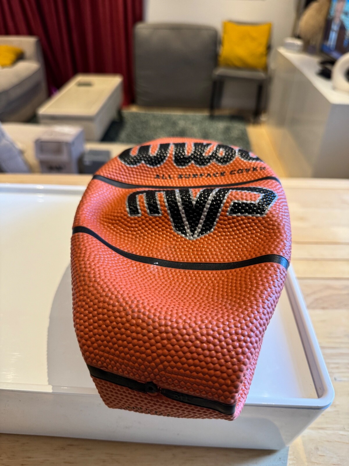 Wilson MVP Performance Size 7 Rubber Basketball (X5357E) for sale ...