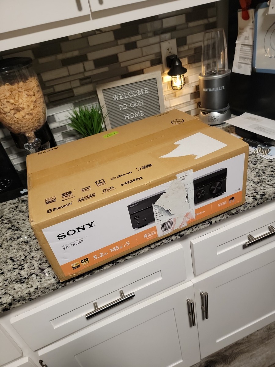 Sony STRDH590 Multi-channel 4k HDR AV Receiver Black for